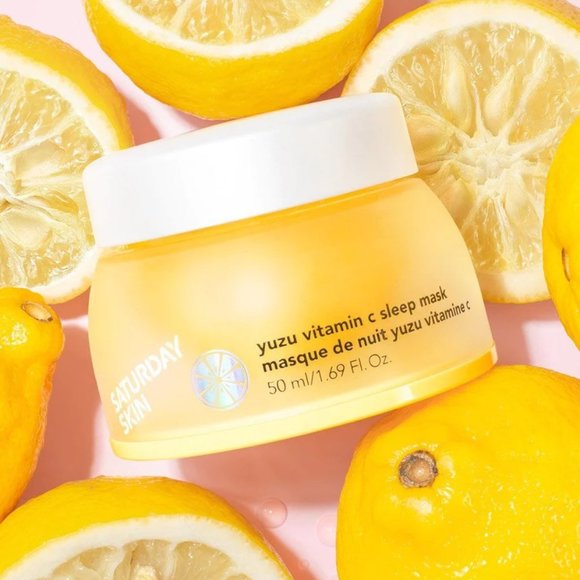 New Saturday Skin Yuzu Vitamin C Sleep Mask - Picture 1 of 5